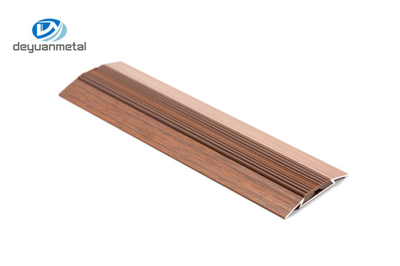 T6 Nhôm Cầu thang Nosing Edge Trim, Nhôm Gỗ Hiệu ứng Cầu thang Edge Nosing