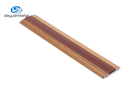 T6 Nhôm Cầu thang Nosing Edge Trim, Nhôm Gỗ Hiệu ứng Cầu thang Edge Nosing