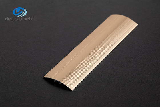 Hồ sơ sàn nhôm T6 Ngưỡng dải chuyển tiếp Trim Laminate Thảm để trang trí Hotal
