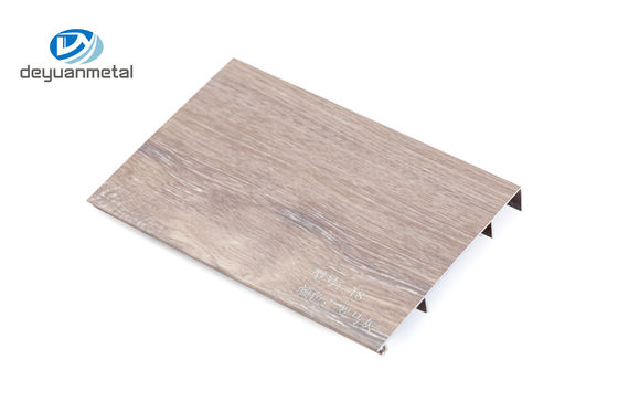 6063 Nhôm ốp viền Trim Sơn tĩnh điện hạt gỗ chống cháy không độc hại
