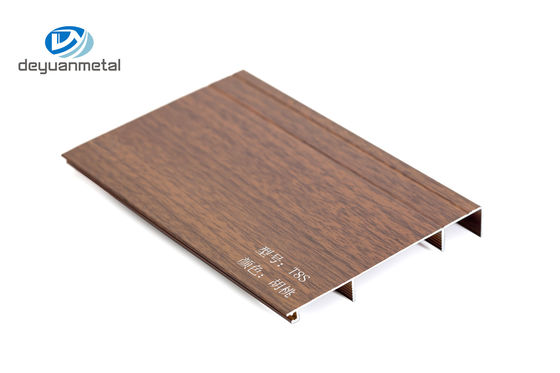 Ốp chân tường bằng nhôm 100mm, ốp bếp bằng nhôm 1,2mm Sơn tĩnh điện vân gỗ