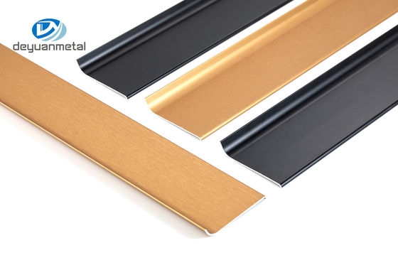 Hợp kim nhôm 6063 Viền ốp viền Viền cuối Dải bìa Các mảnh kết nối