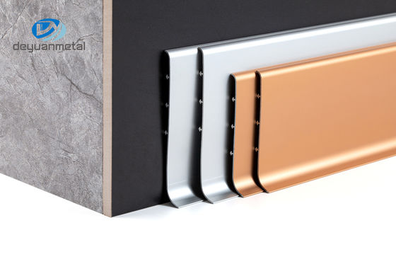 Tấm ốp chân tường nhôm ASTMB 6063 Xử lý bề mặt hoàn hảo cho đồ nội thất