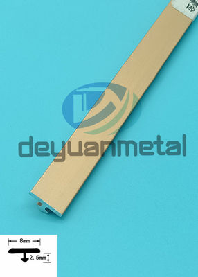 Nhôm trang trí T Moulding Profiles Dải chuyển tiếp cho ngói
