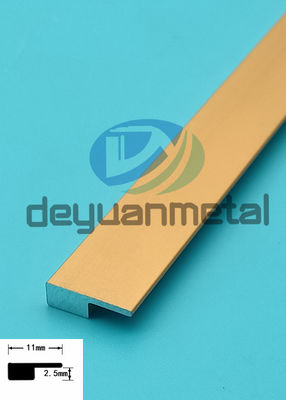 11mm Chiều rộng 6063 Nhôm T Profiles Dải chuyển tiếp