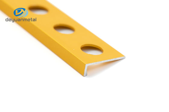 Cấu hình nhôm L được phê duyệt theo tiêu chuẩn ASTM Cạnh Trim Độ sâu 4mm