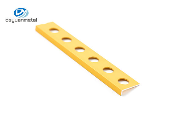 Cấu hình nhôm L được phê duyệt theo tiêu chuẩn ASTM Cạnh Trim Độ sâu 4mm