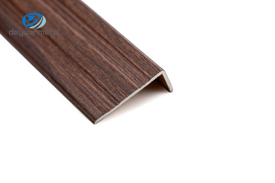 Hồ sơ hợp kim nhôm Stright Angel Sơn tĩnh điện Trang trí tường Hạt gỗ Chiều cao 1cm