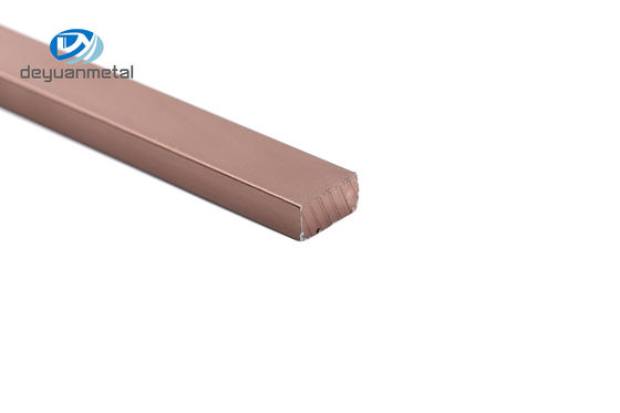 Cấu hình phẳng nhôm 5 mm Alu 6063 160Mpa Độ bền kéo Điện di