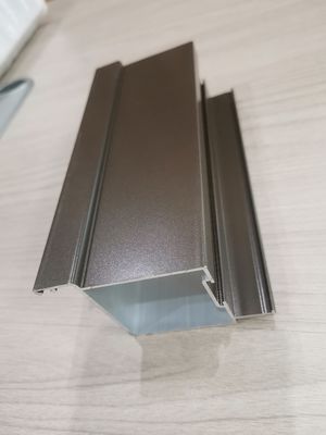Mảng hồ sơ cửa sổ nhôm đồng trắng màu đen tự nhiên lớp phủ bột