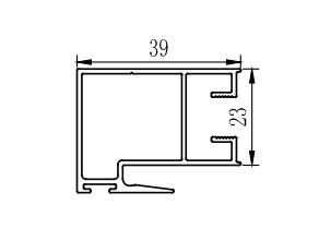 Aluminium sliding window extrusions Profiles Powder Coating Đồng
