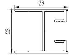 Aluminium Sliding Window Extrusions Profiles Powder Coating Bronze Nam Phi