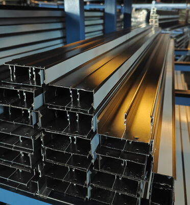 Aluminium Patio Window Extrusions Profiles Powder Coating Đồng