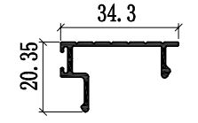 6063 Mảng phông cửa sổ ngoài trời nhựa nhôm