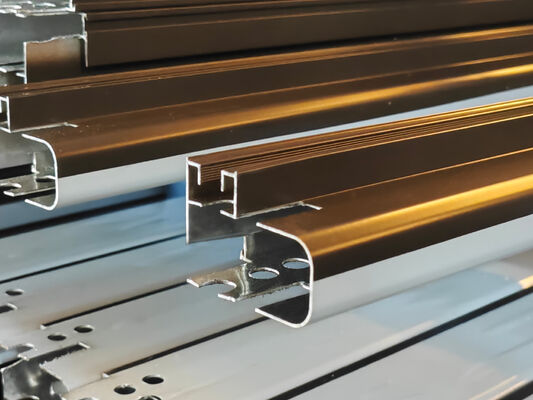 Mảng hồ sơ nhôm với lớp phủ bột hợp kim 6063 cho cửa và cửa sổ sân hiên