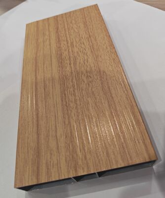 Hồ sơ ép đùn nhôm 6063 với hạt gỗ OAK với kết cấu Tùy chỉnh